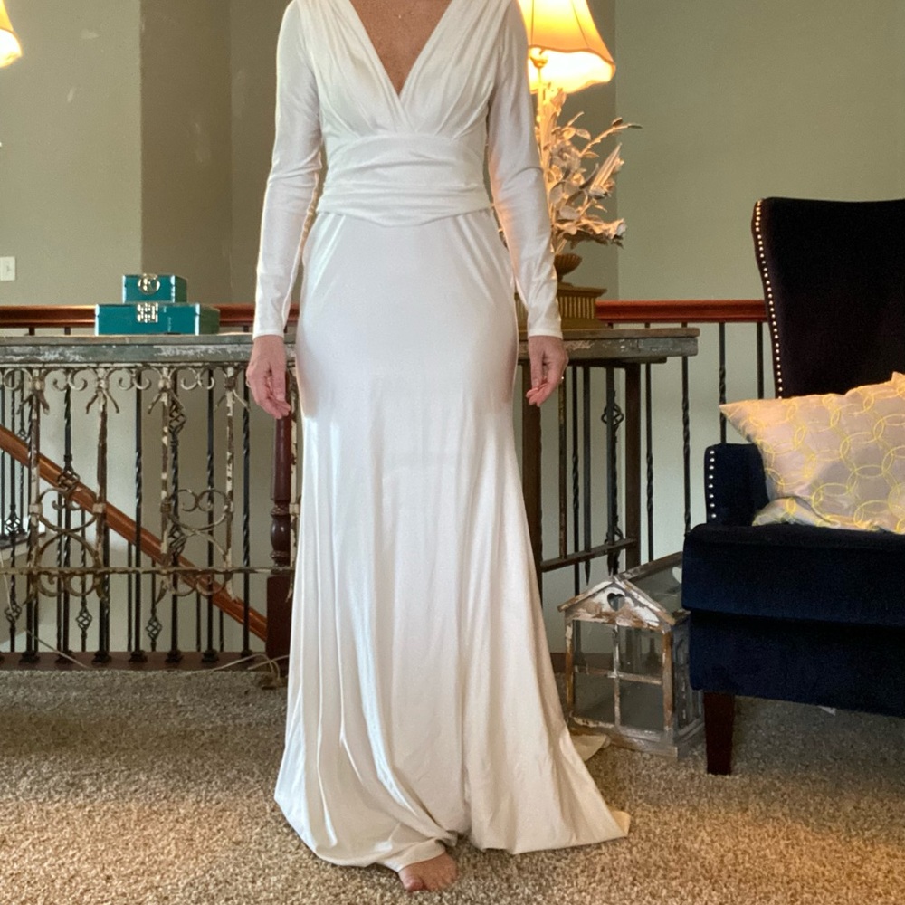 Long sleeve wedding dress from Lulus